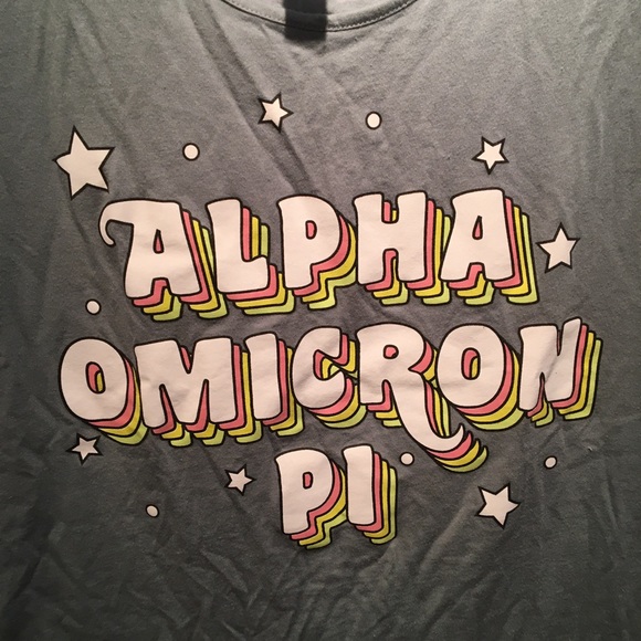 Alpha Omicron Pi AOII tee - Picture 3 of 4